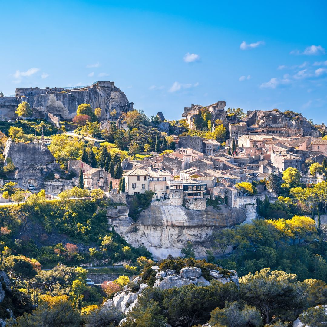 Les Baux-de-Provence, pueblo, Provenza, Francia