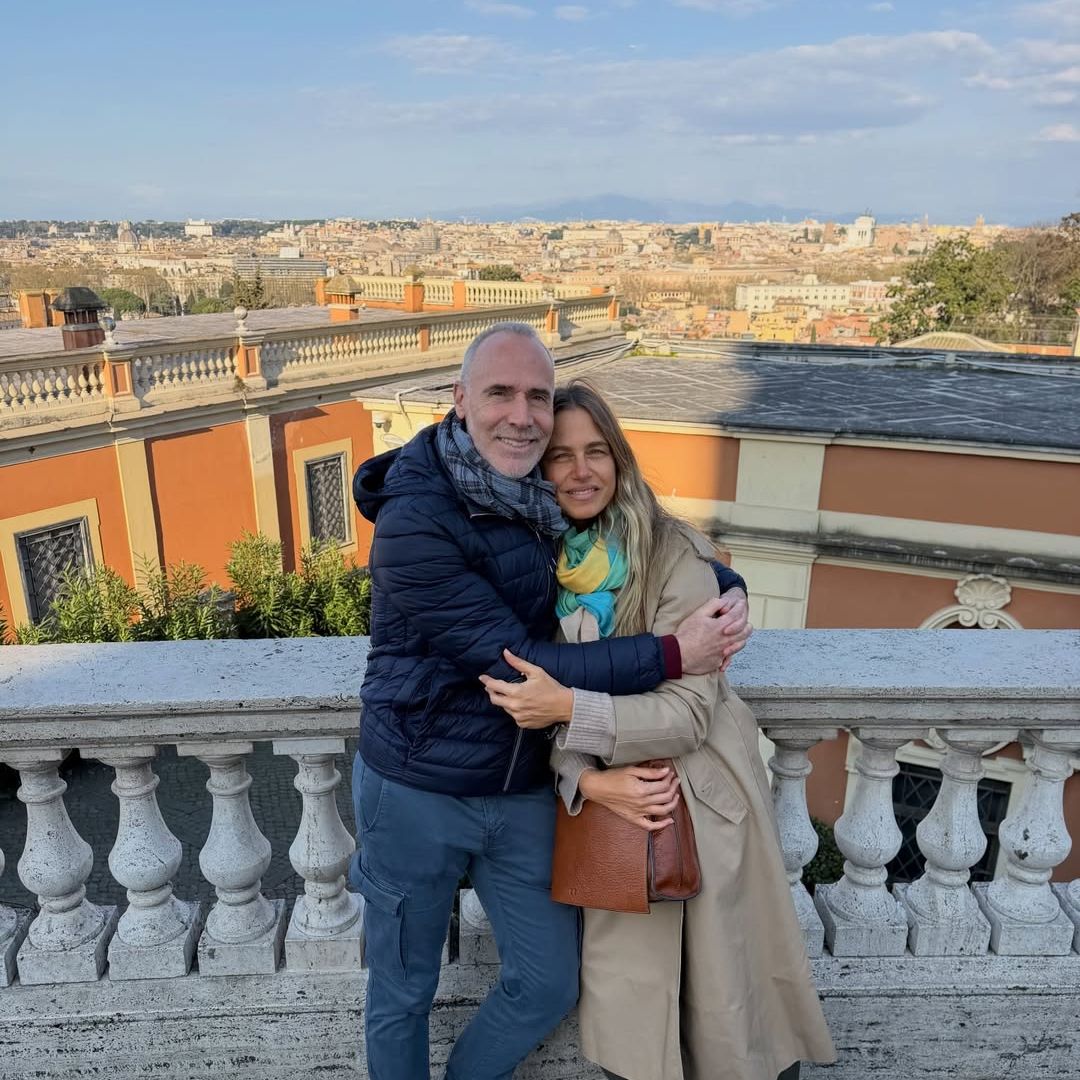 Martina Klein y Alex Corretxa en Roma