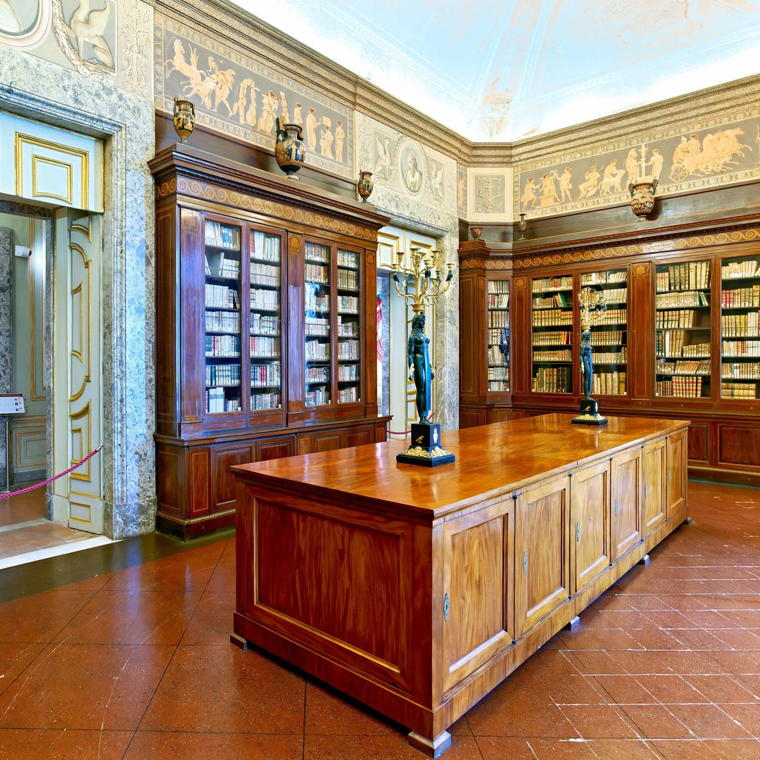 Biblioteca Palatina, Palacio Real de Caserta, Italia