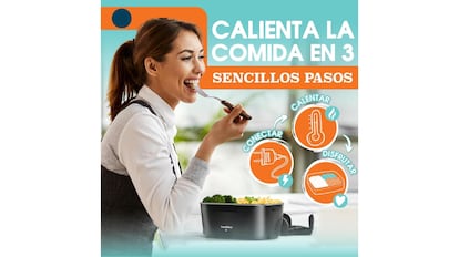 Es la lonchera eléctrica más vendida de Amazon que se puede enchufar en cualquier lugar