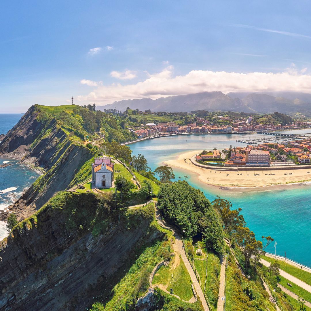 Vista panorámica de Ribadesella, Asturias