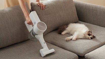 aspiradora inalámbrica con escoba