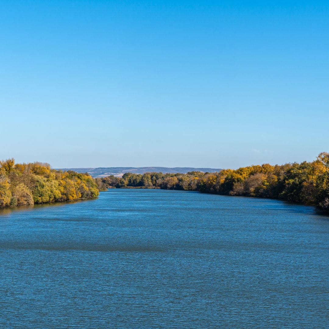 El Ebro que atraviesa Tudela.