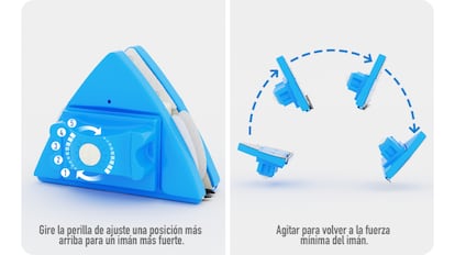 Este es uno de los mejores limpiacristales magnéticos que puedes comprar en Amazon