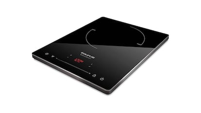 Placas vitro portátiles sobre fondo blanco.