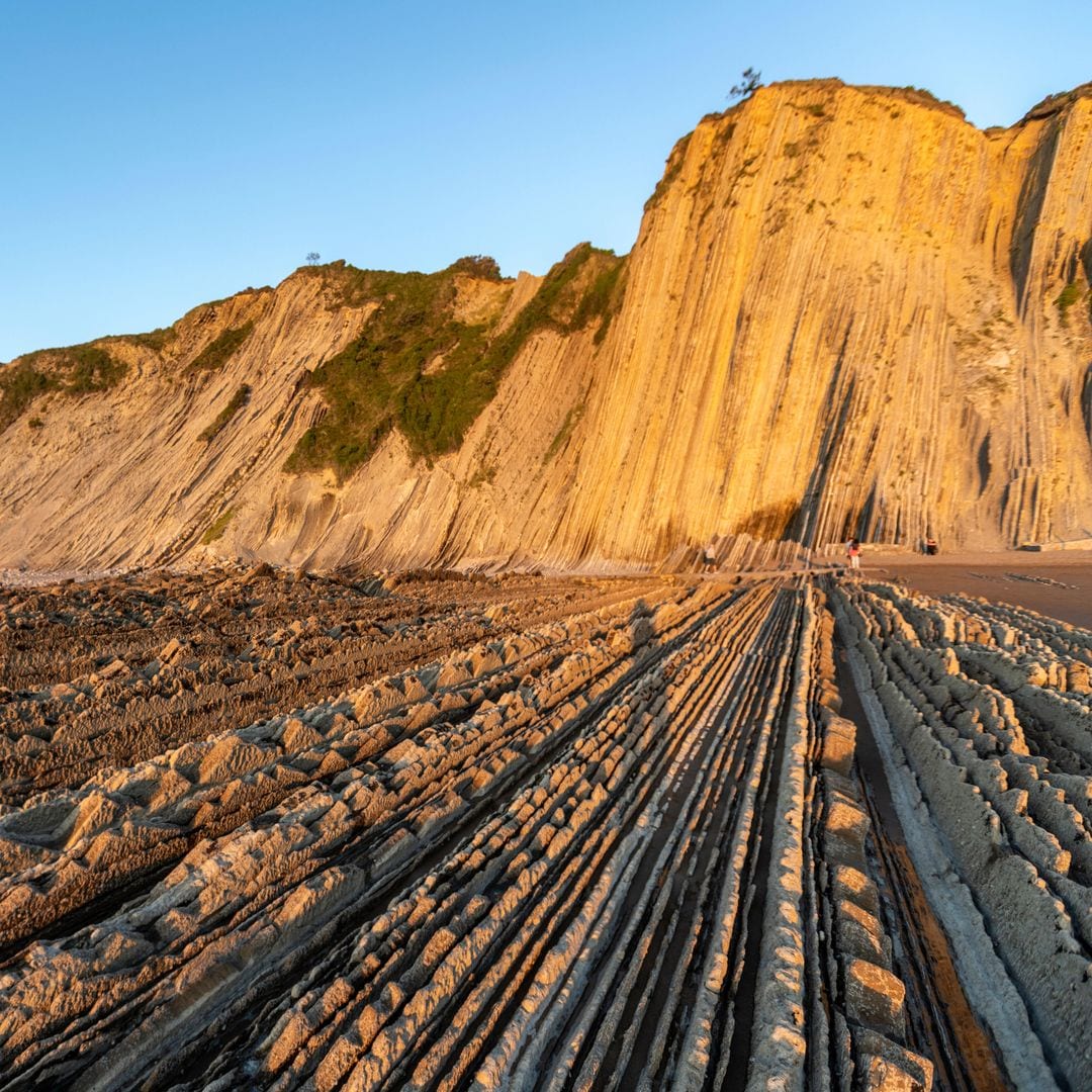 Flysch, playa de Itzurun, Gipuzkoa, País Vasco