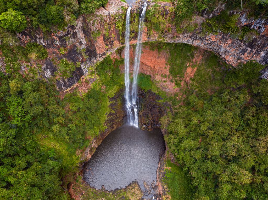 Chamarel, cascada, Mauricio