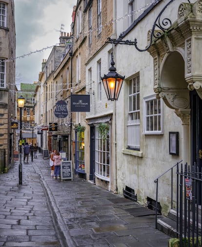 Las calles de Bath, Inglaterra.