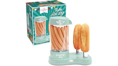 ScrapCooking Dog Maker puede cocinar hasta 12 salchichas y tostar dos panecillos a la vez.