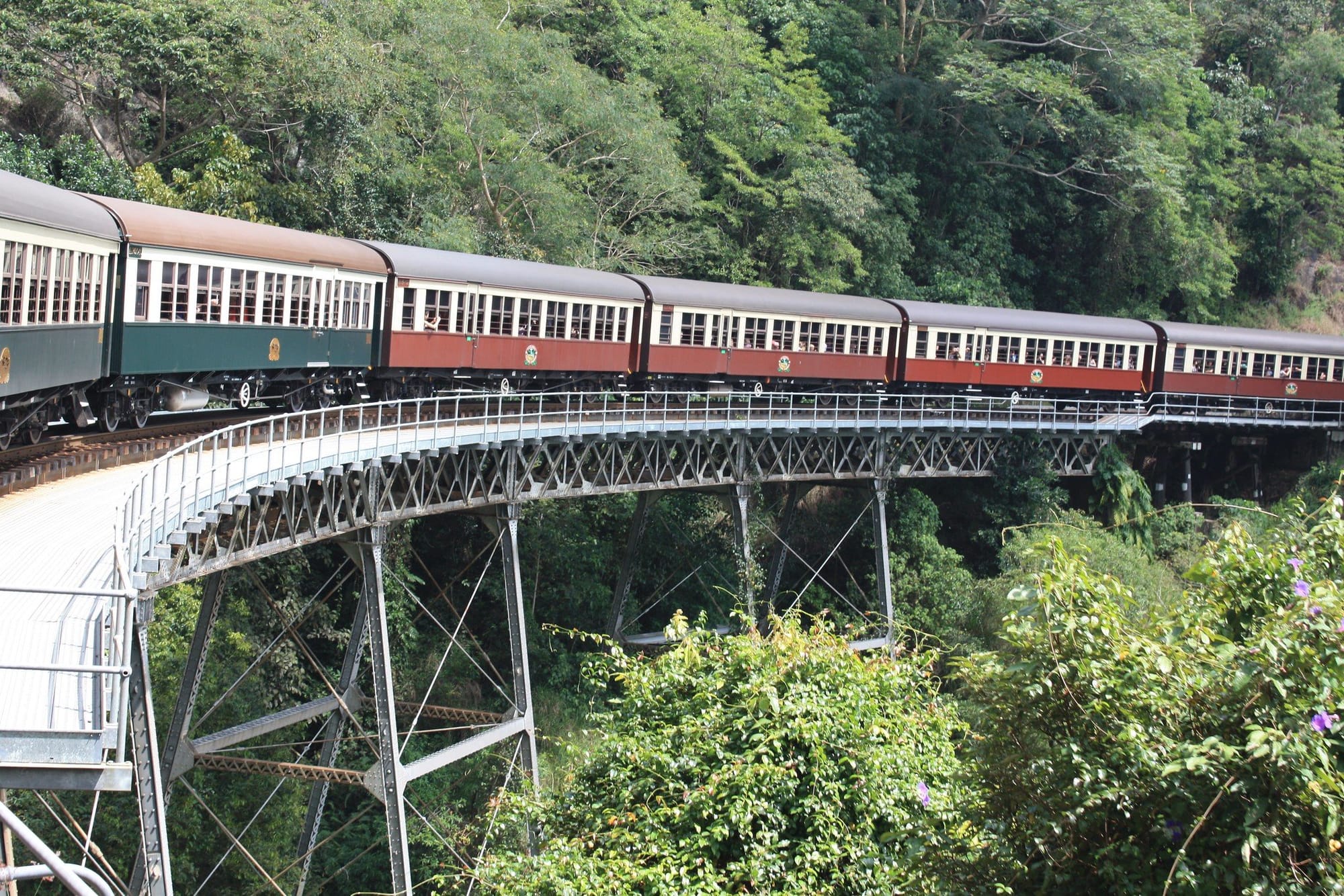 Ferrocarril panorámico de Kuranda, Australia.