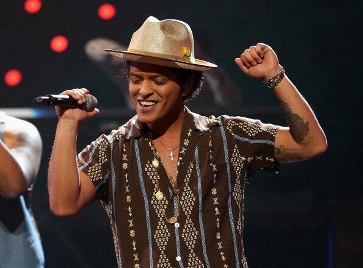 19/01/2014 Bruno Mars presenta nuevo single "chicas jóvenes" en un mes en el que parece que todo va bien, ya que actuará con Red Hot Chilli Peppers en el show del Super Bowl y está nominado a nada más y nada menos que cuatro Grammy SOCIEDAD CULTURA ESTADOS UNIDOS NORTEAMÉRICA CHRISTOPHER POLK
