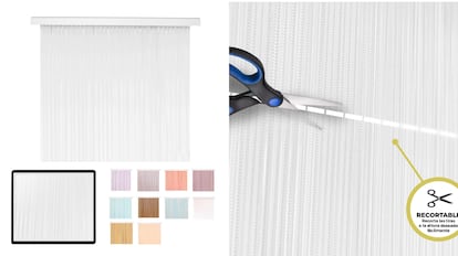 tiras de plastico para cortinas