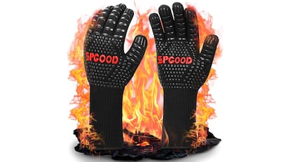 Guantes de silicona.