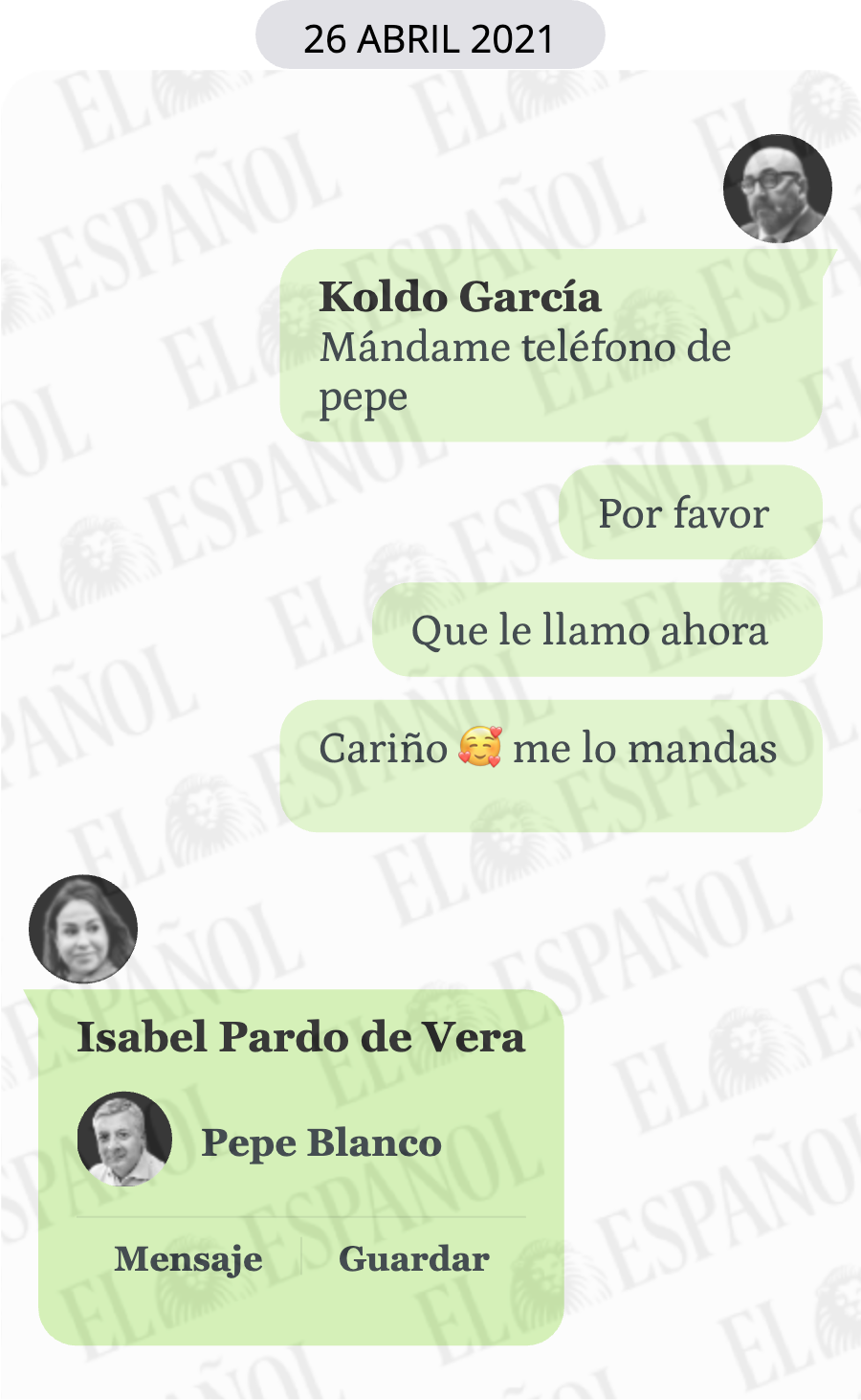 Conversación entre Isabel Pardo de Vera y Koldo García