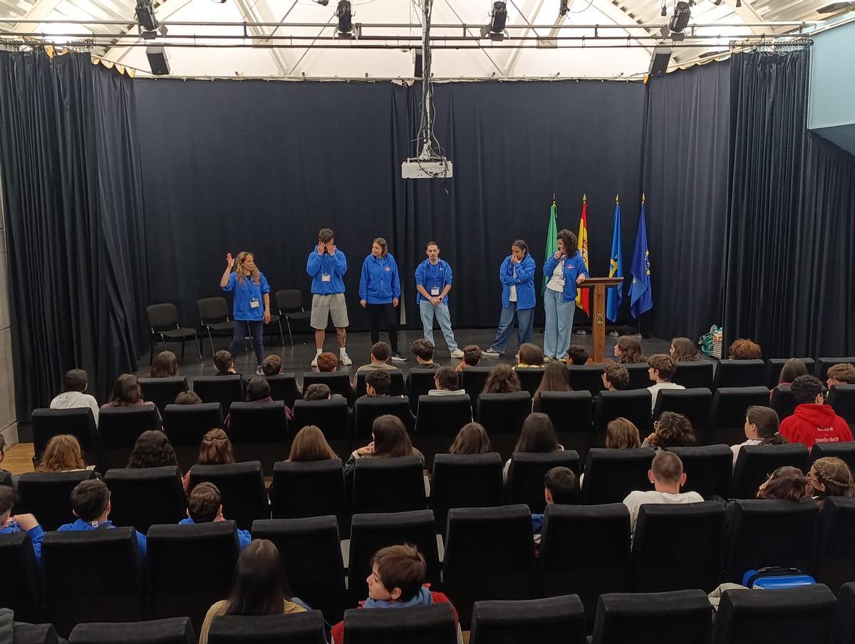 Un momento del encuentro.