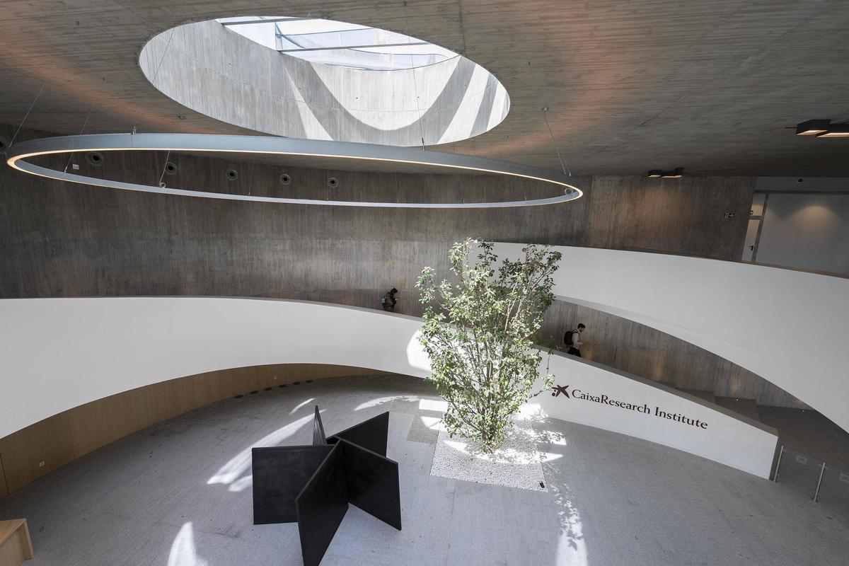Interior del Instituto CaixaResearch.