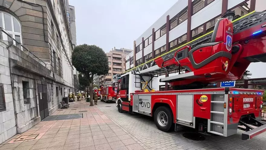 Simulacro de incendio en el teatro Campoamor