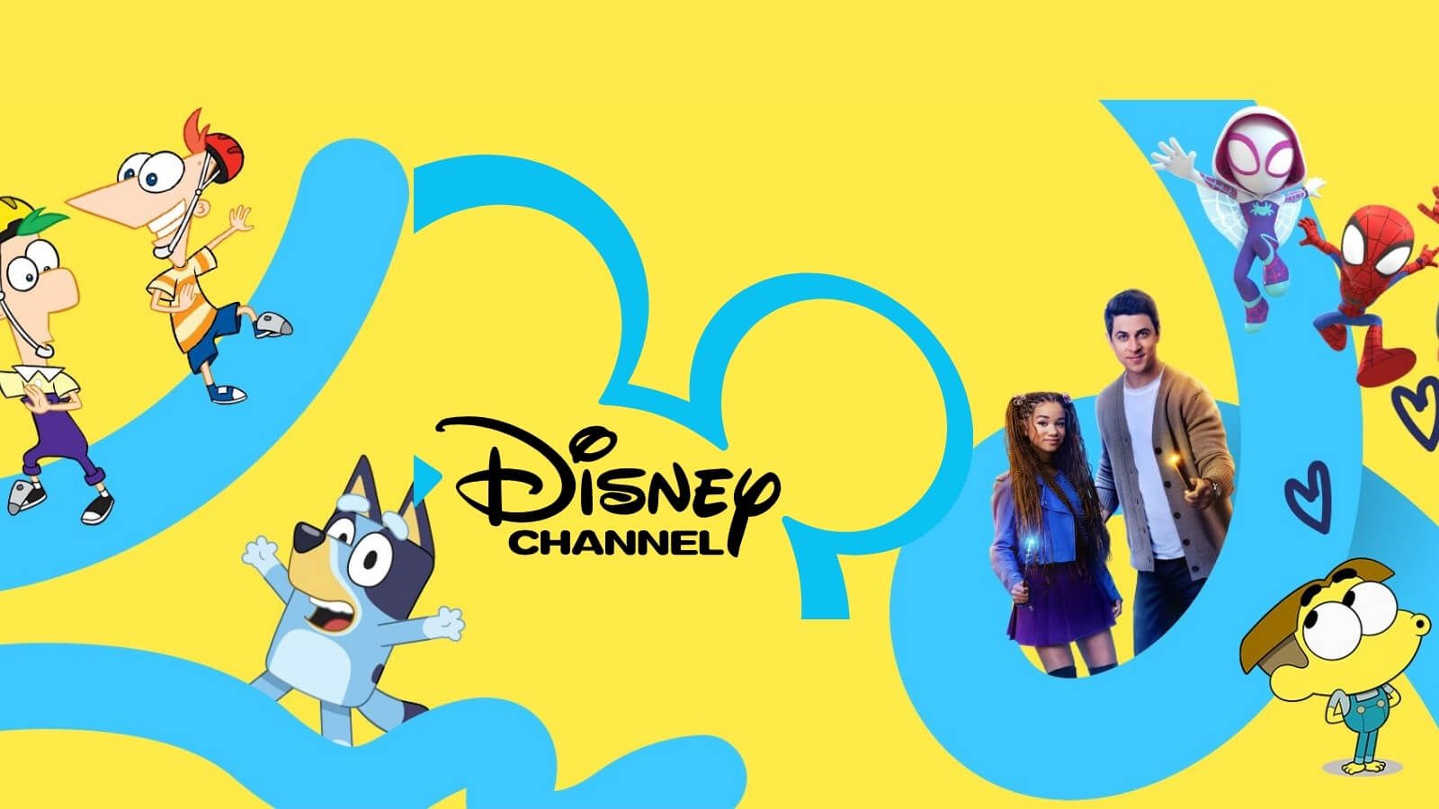 Logotipo de Disney Channel y su colección.