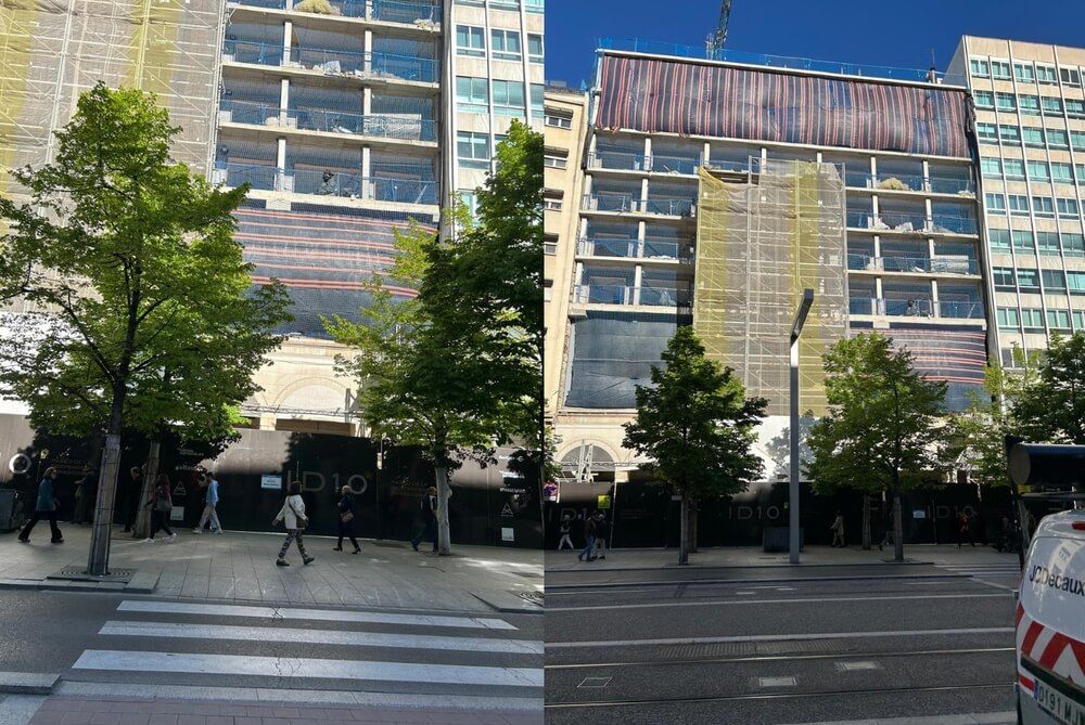 Edificio que construirá Zara en Zaragoza