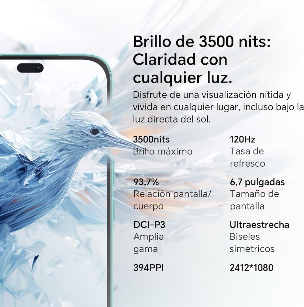 Especificaciones del Honor 400 Lite 5G