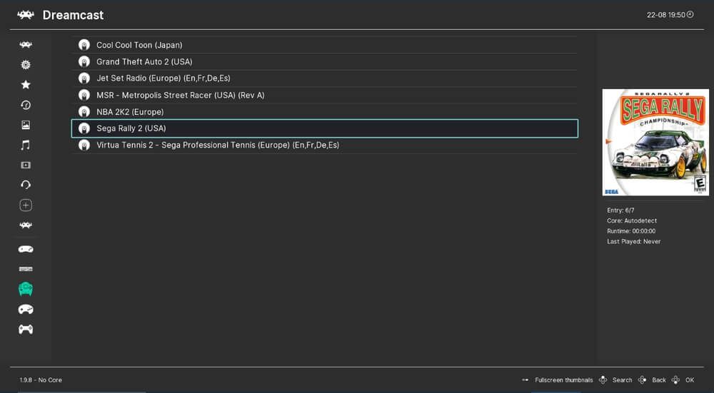 Dreamcast en RetroArch
