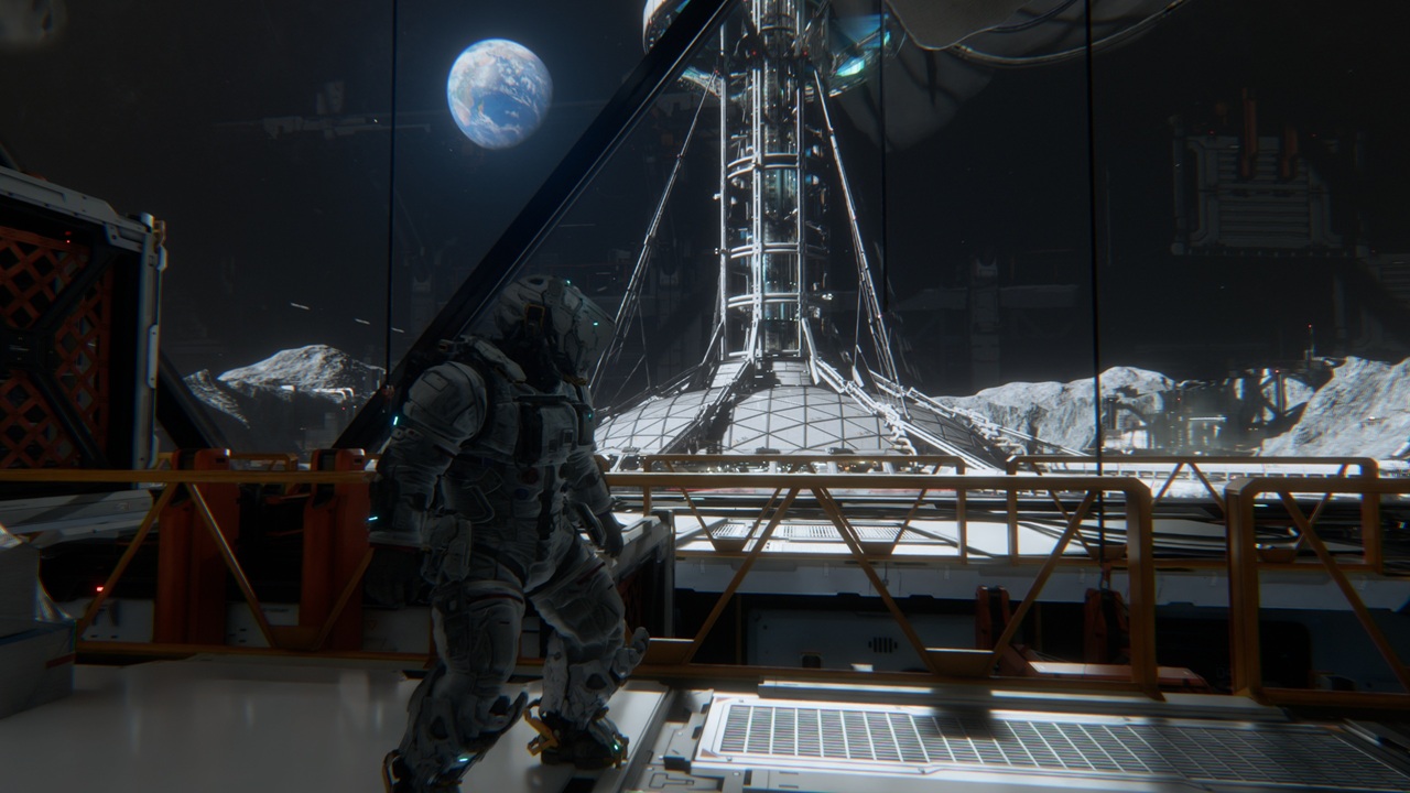 PRAGMATA escenario poca luz