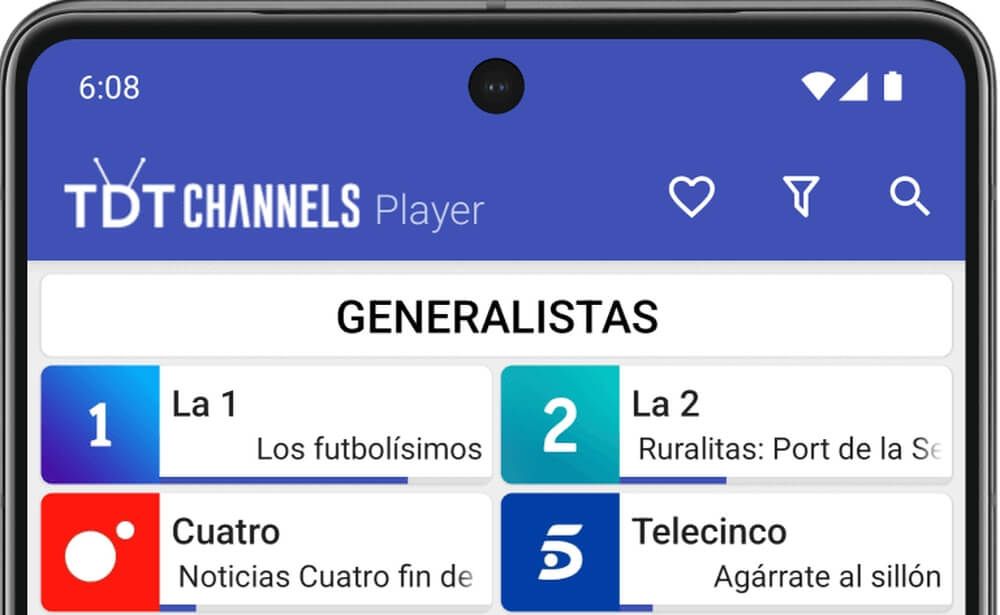 App Canales TDT en Dispositivos Móviles