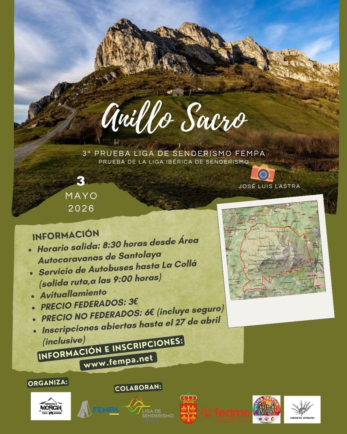 Cartel de actividades.