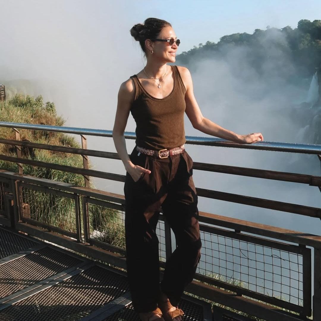 Carla Pereyra en las Cataratas del Iguazú, Argentina