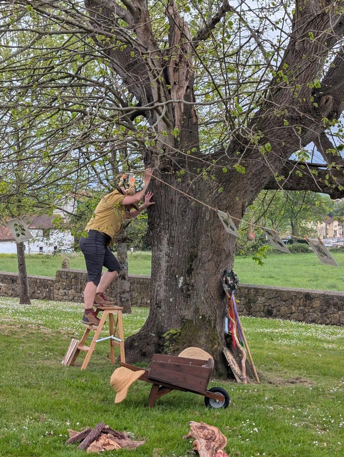 Paula del Estal Martínez, durante su trabajo.