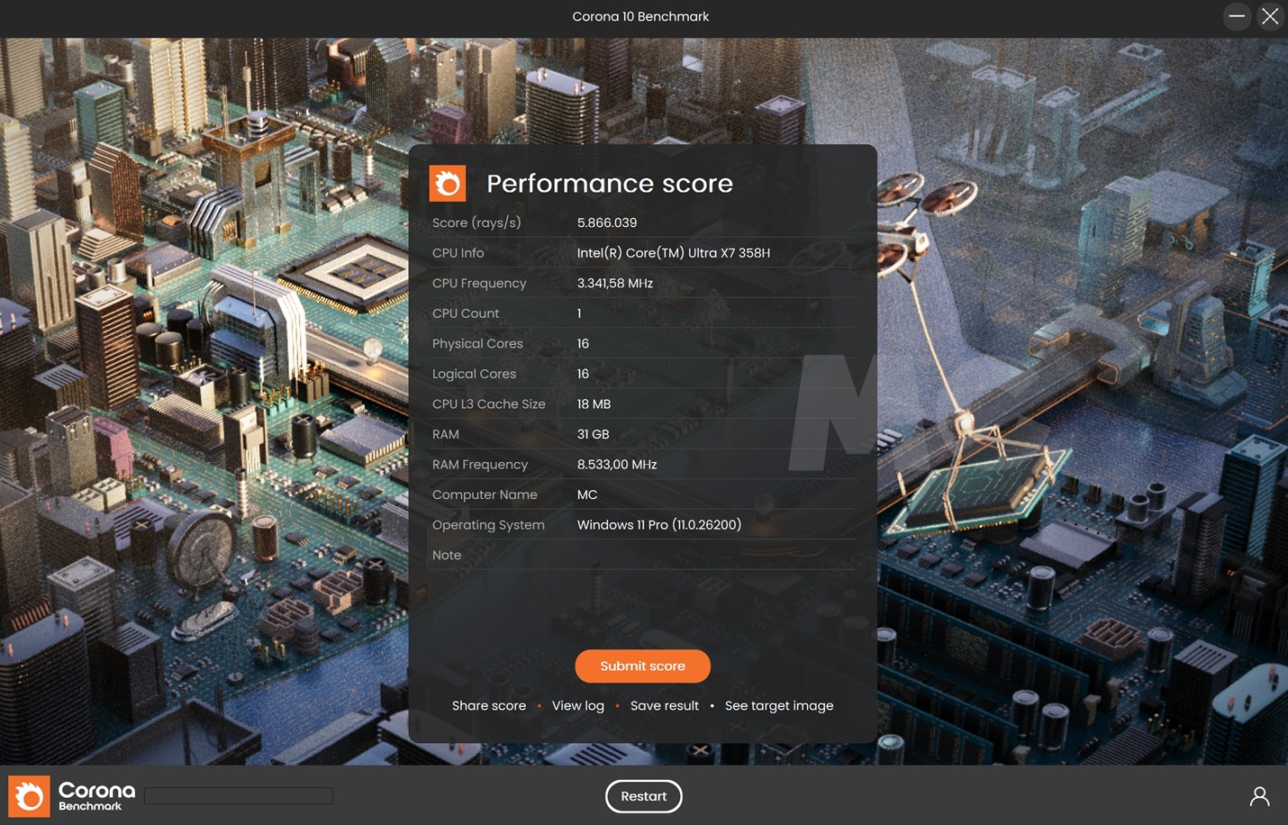ASUS ExpertBook Ultra corona