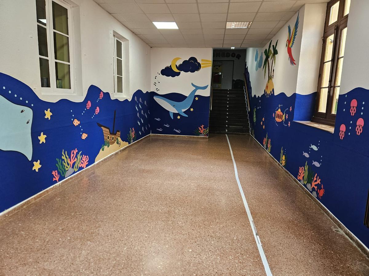 Vista general del mural.