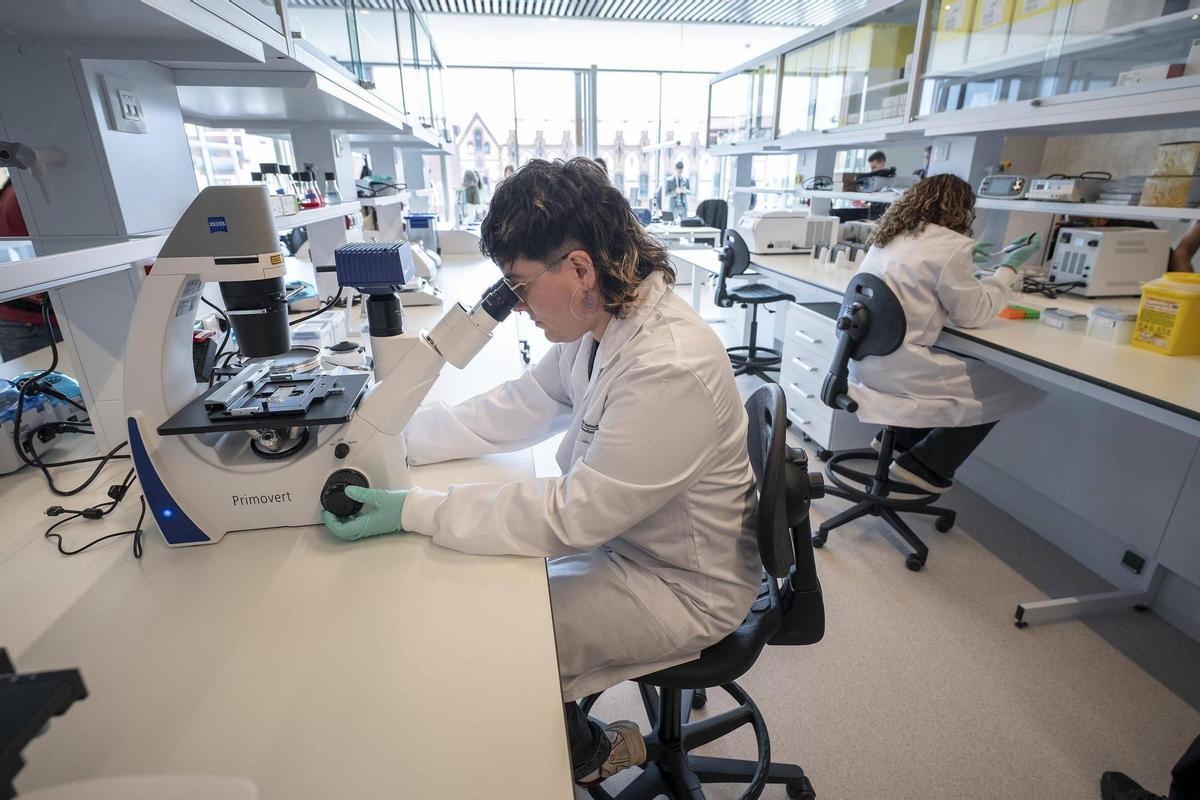 Un laboratorio del nuevo Instituto CaixaResearch de Barcelona.