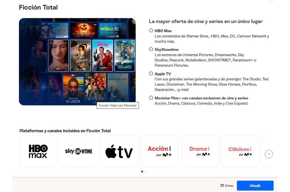 Todas las novelas en Movistar