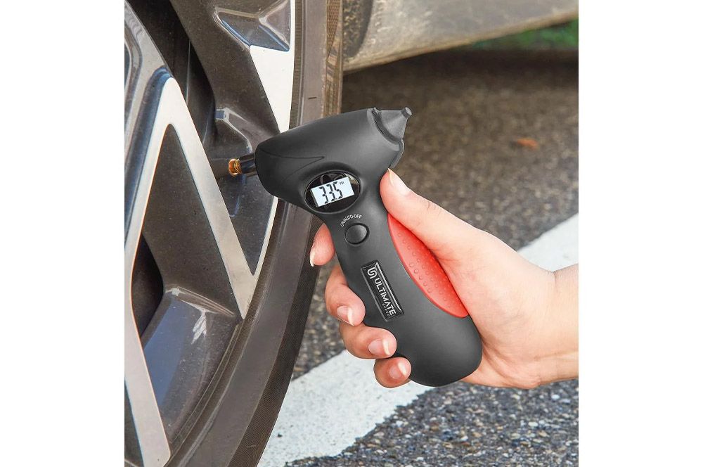 Manómetro digital para neumáticos