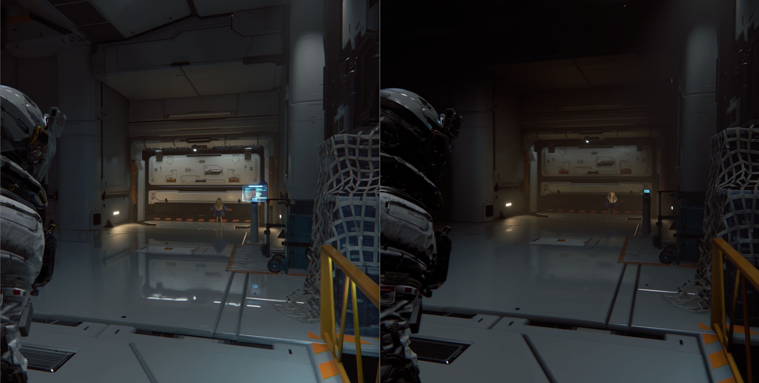 pragmata H reflejos suelo con pt y sin pt 2