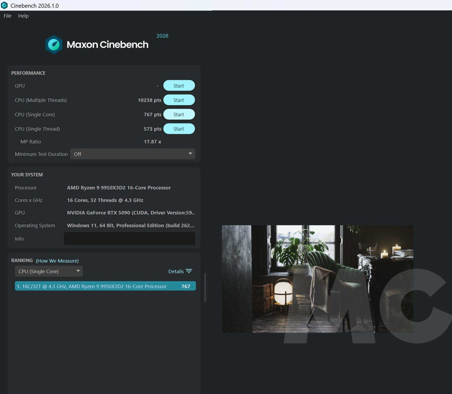ryzen 9 9950x3d2 cb26
