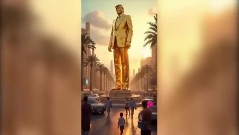 Trump comparte un vídeo en su red social con una Gaza reconstruida y turística