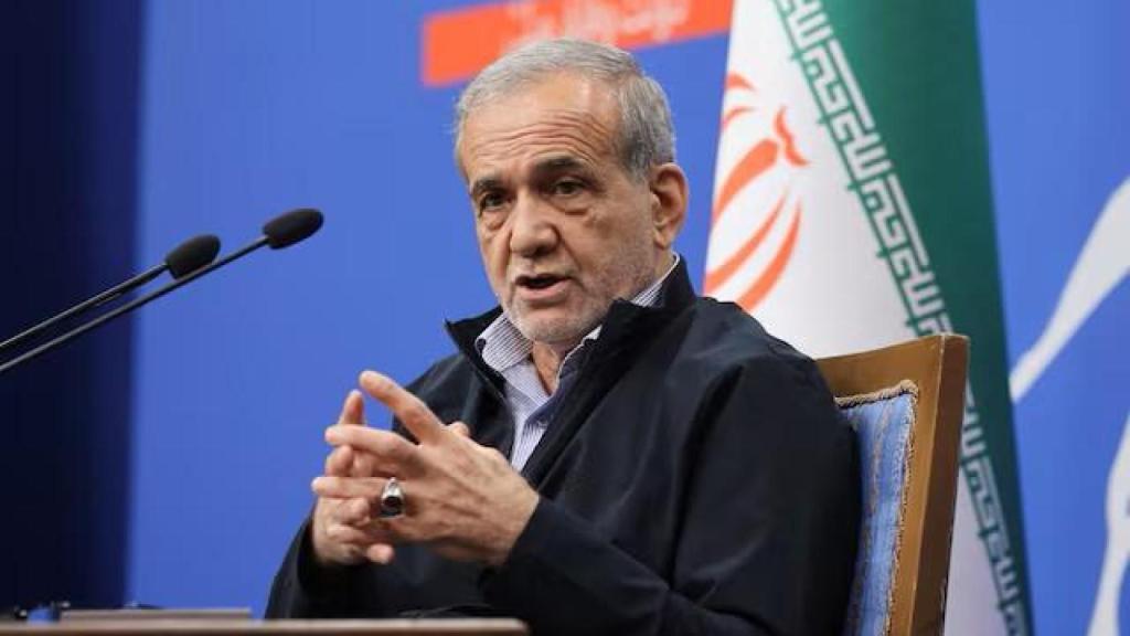El presidente iraní Masud Pezeshkian.