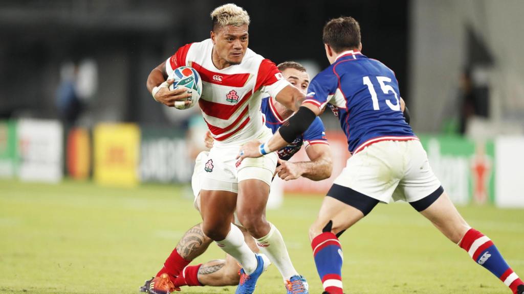 Lomano Lemeki, japonés naturalizado y jugador de la Selección de Rugby de Japón.