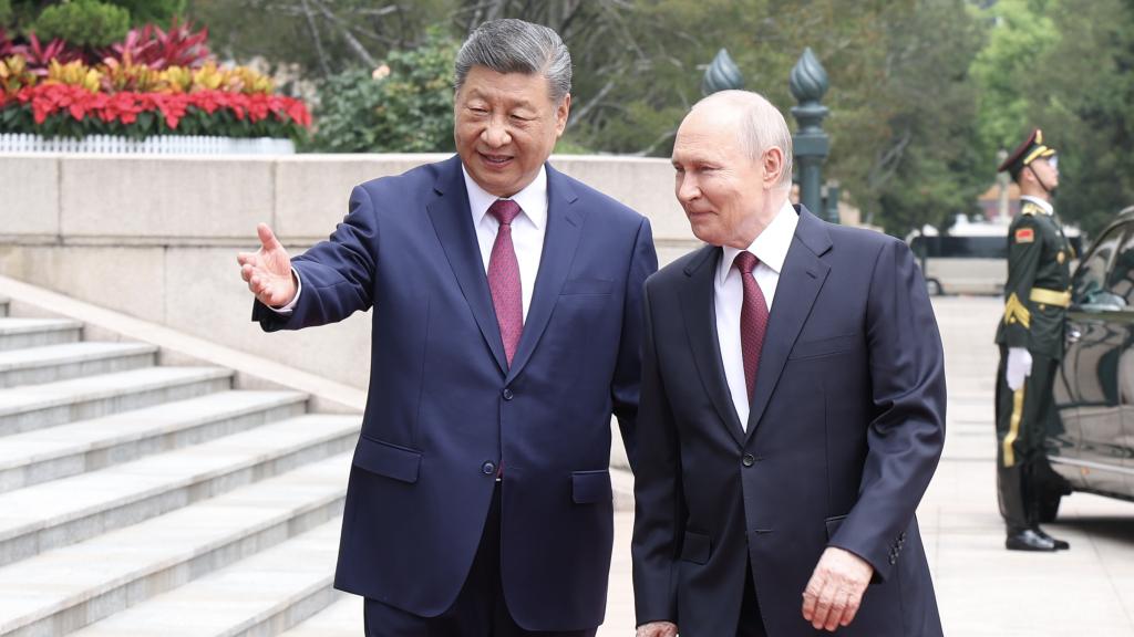 Xi Jinping recibe a Vladimir Putin en Beijing