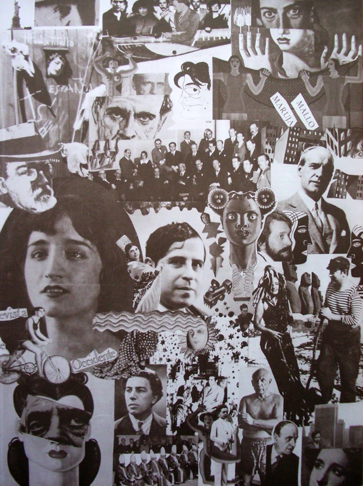 Collage de Maruja Mallo para Western Magazine - Fuente: Arts Libris