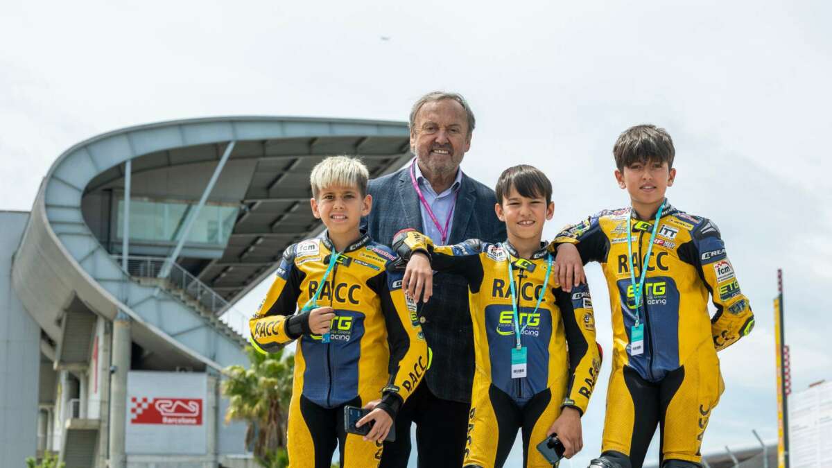 Jóvenes pilotos del RACC
