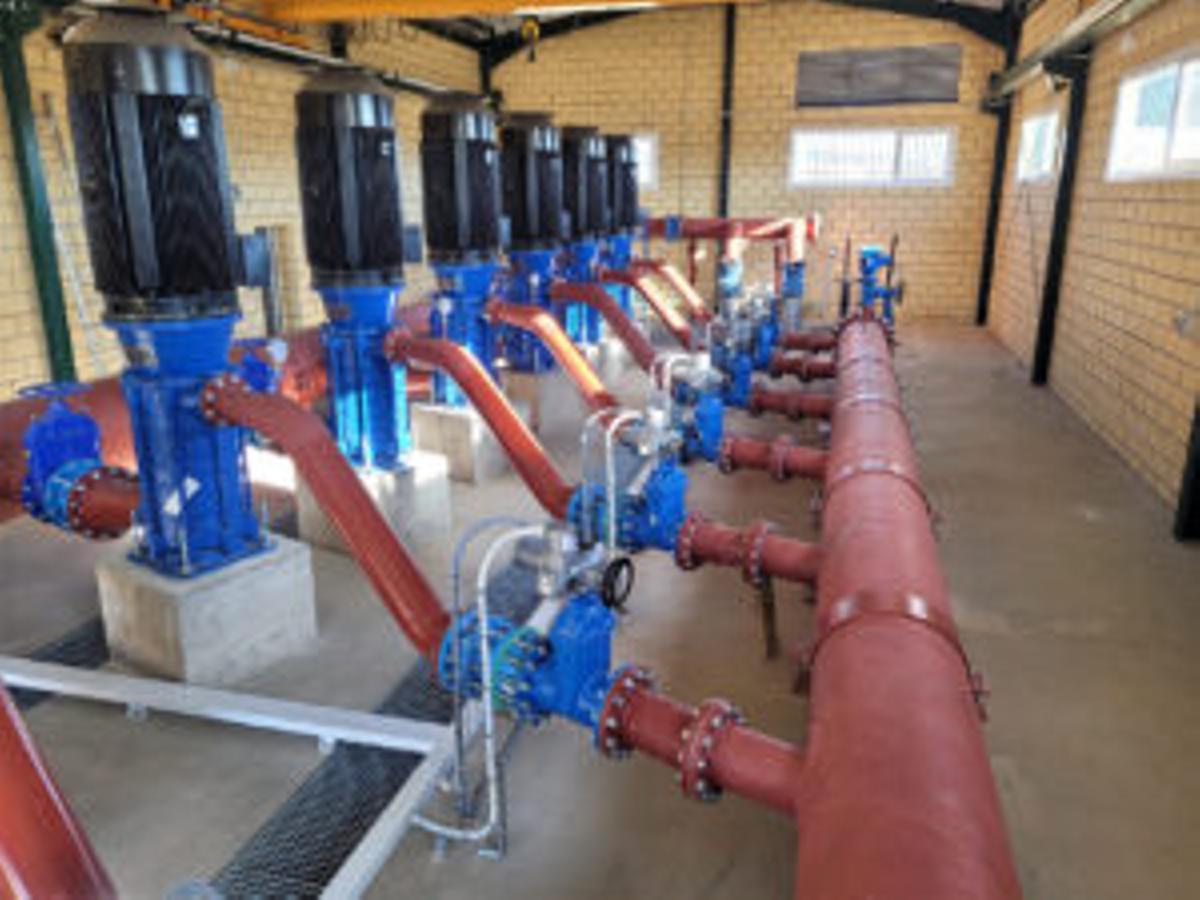 Instalaciones de riego de Monterrubio.