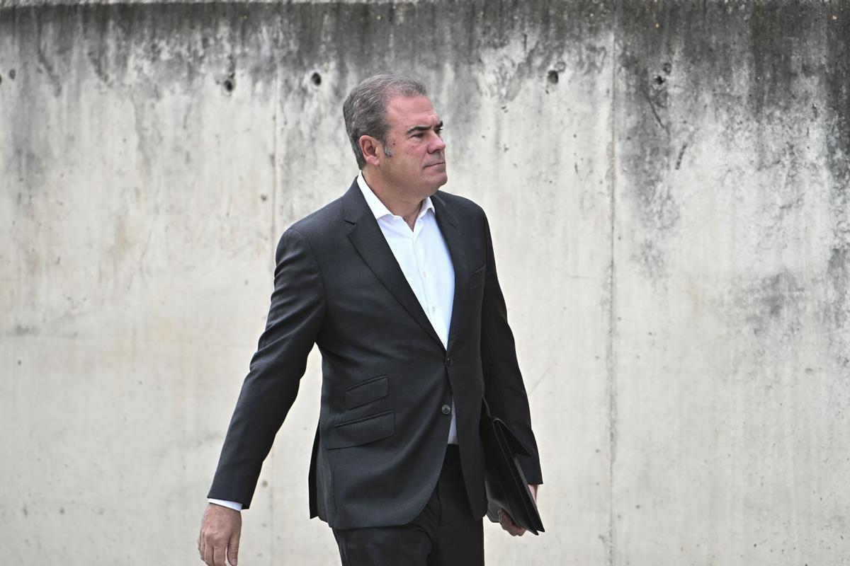 El empresario Javier Pérez Dolset a su llegada este lunes a la Audiencia Nacional de San Fernando de Henares,