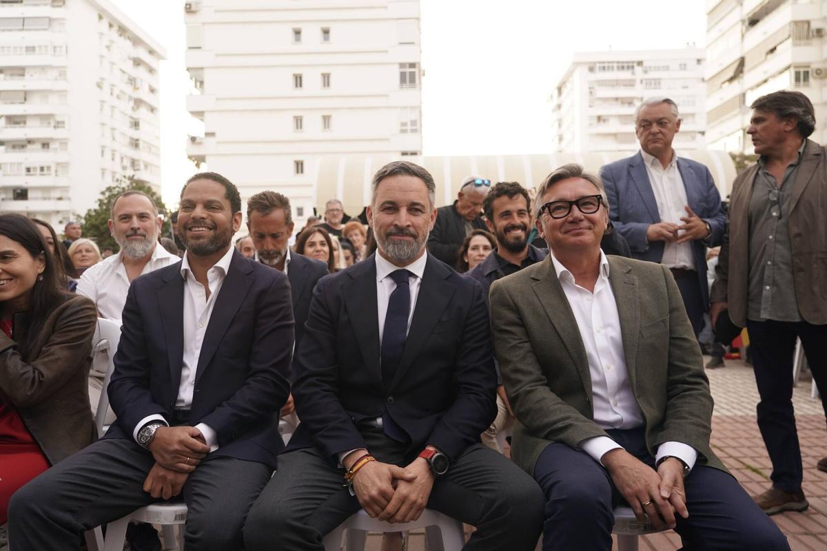 MLG 09-04-2El presidente de Vox, Santiago Abascal, interviene en el acto de presentación de candidatos para las elecciones andaluzas del 17 de mayo