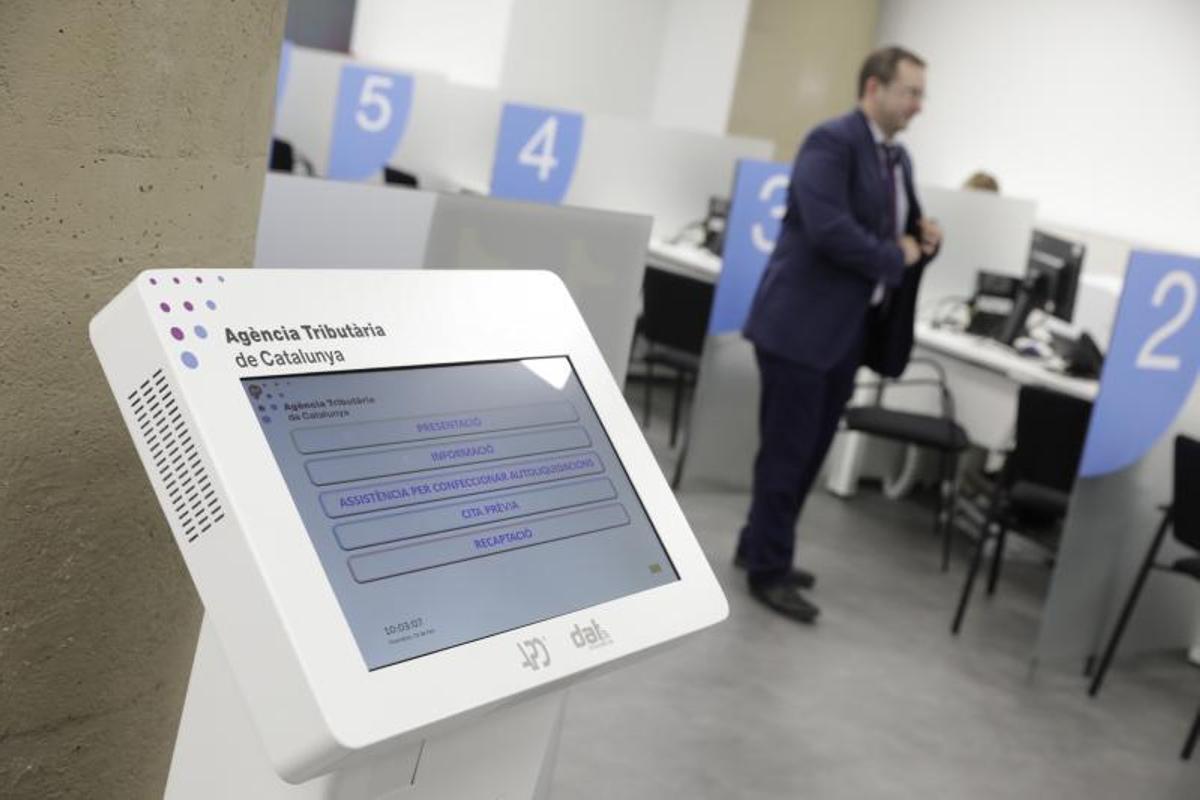 Oficina de la Agencia Tributaria de Cataluña en Barcelona.