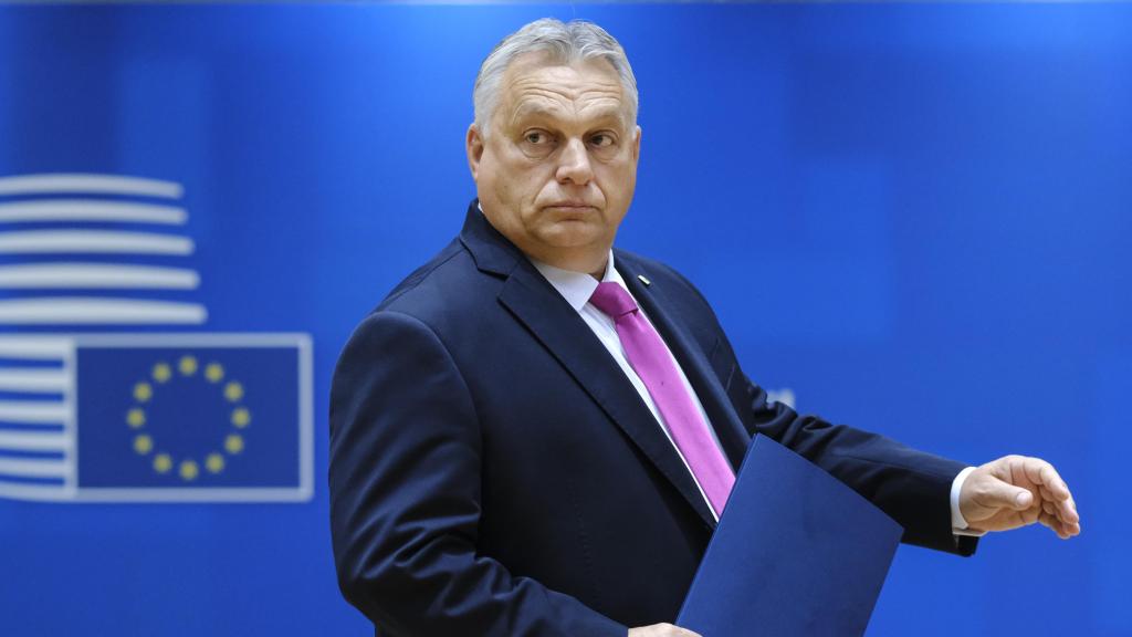 El primer ministro húngaro, Viktor Orbán, durante una reunión del Consejo Europeo