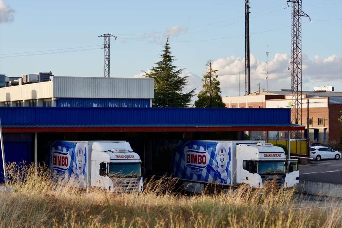 Exterior de la fábrica de Bimbo en Valladolid