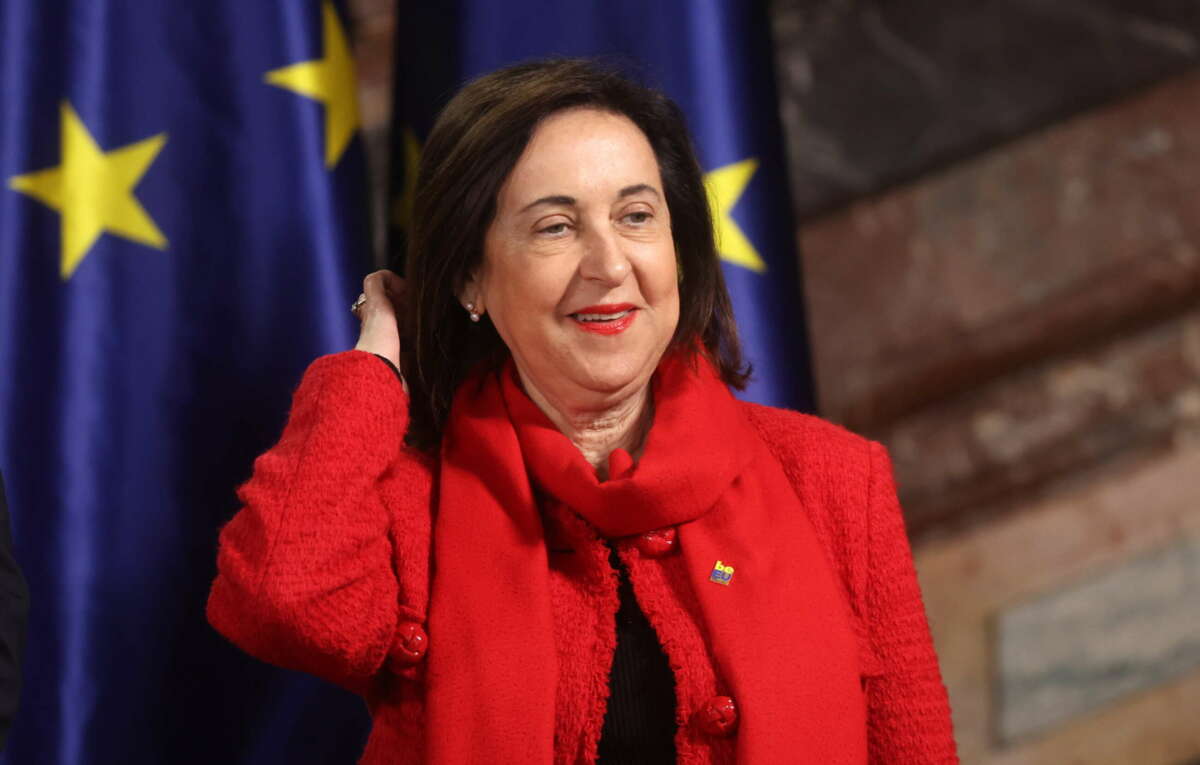 La Ministra de Defensa, Margarita Robles. Foto: EFE/EPA/OLIVIER HOSLET